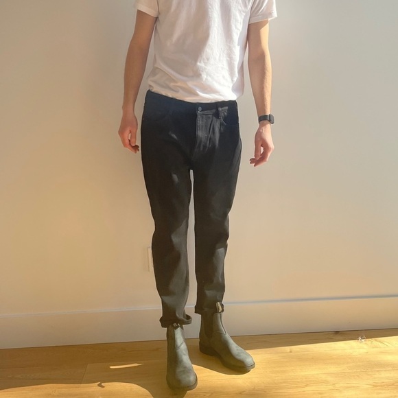 NWT OAK + FORT SLIM BLACK  JEANS - 32 - Picture 4 of 16